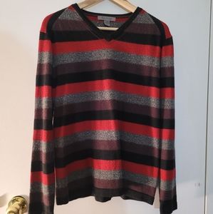 Stripe 50% wool sweater Size Medium